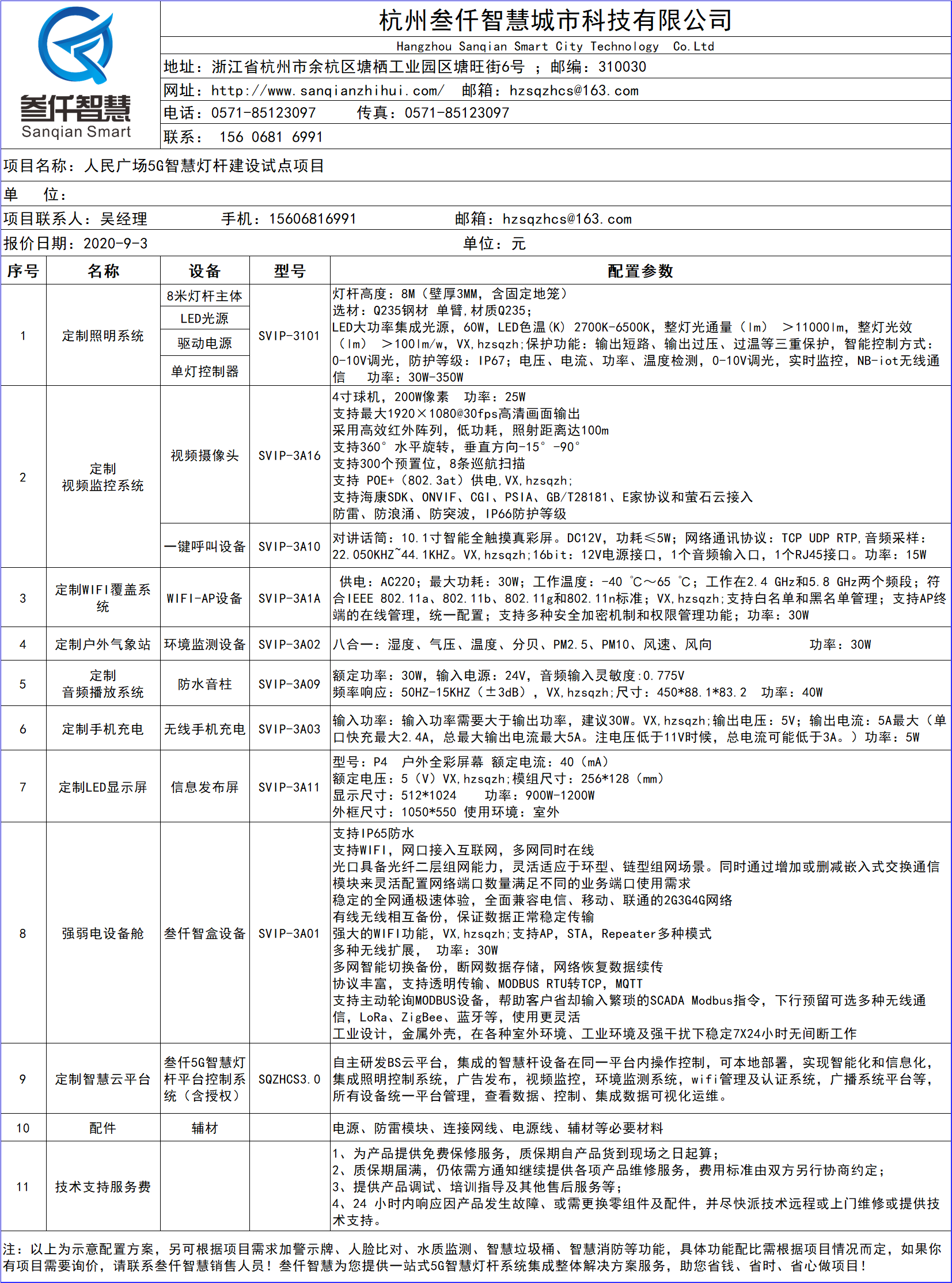 人民廣場(chǎng)5G智慧燈桿
