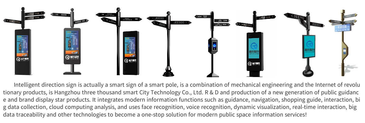 Smart direction signs