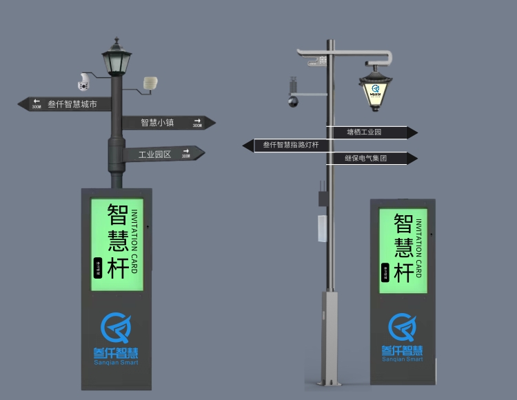 SVIP-3818社區(qū)智能指路燈桿解決方案