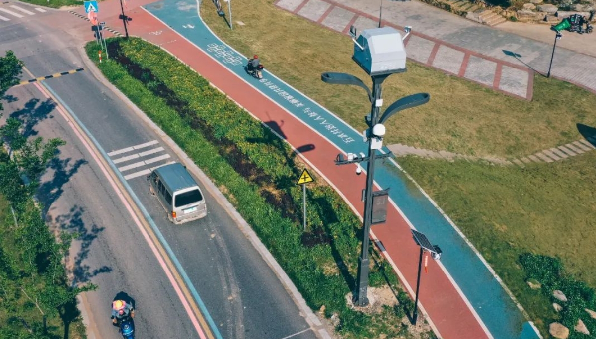 Drone smart light pole