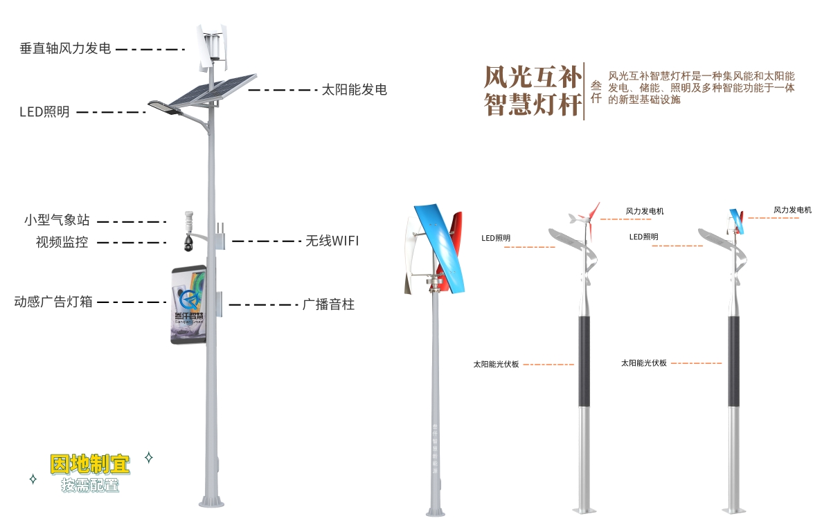 風(fēng)電互補智慧桿